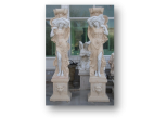 Marble Column Statue